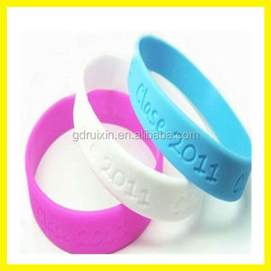 Todo tipo de debossed pulsera de silicona para su elección, <span class=keywords><strong>2016</strong></span> de alta calidad pulsera de silicona para el regalo promocional - Product Image 4