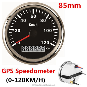 GPS velocímetro cuentakilómetros velometer 0-120 km/h velocidad para car Truck motocicleta 85mm 12 V 24 V con luz de fondo - Product Image 1