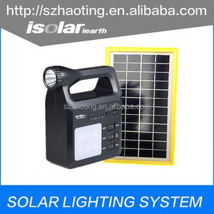 Superpower IS-1388S Portable solaire lampe de poche LED solaire Portable rechargeable torches 3 W solaire camping lumière - Product Image 6