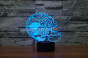 NFL Casco 3D lámpara 7 lámpara RGB Luz de Colores 3d increíble ilusión Óptica - Product Image 1