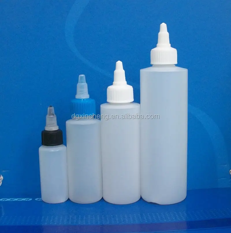 1oz 16oz en plastique vide bouteille d'embouteillage liquide avec 24 mm cou capuchon pour l'emballage cosmétique