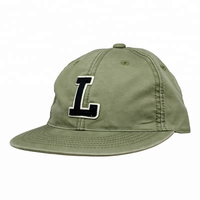Casquette personnalisée à 6 panneaux non structurée en sergé 100 % coton, style snapback, performance, sport, extérieur, streetwear, fête