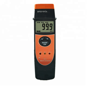 Xách tay CL2 Clo Detector 0 ~ 100ppm CL2 phân tích khí 0.1ppm chính xác LCD Clo Tester Meter âm thanh ánh sáng báo động đèn nền - Product Image 1