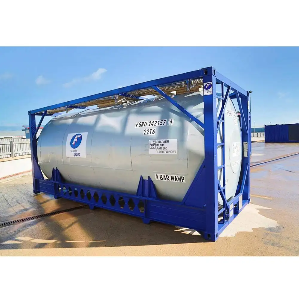 LNG Gas Alam Tangki Bahan Bakar Cryogenic Tank