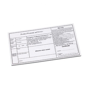 Tùy chỉnh in ấn bảo hành thẻ Nhà cung cấp Trung Quốc giá rẻ thẻ giấy in ấn - Product Image 1