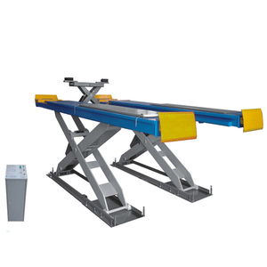 Amerigo-tijera hidráulica para coche, alineación de 4 ruedas, con carrito, 5500KG - Product Image 1