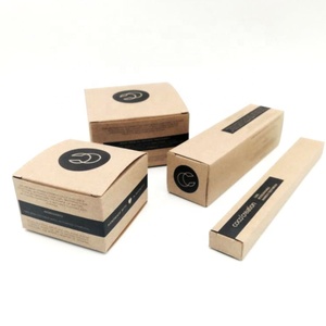 ZPT10-14 Narrow Long Custom logo Black Printing Chopstick Packaging Cosmetic Bottle Packing <strong>Box</strong> Cream Paper <strong>Kraft</strong> <strong>Box</strong> - Product Image 4