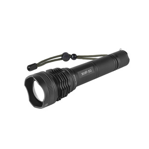 Seguridad portátil al aire libre <span class=keywords><strong>super</strong></span> brillante <span class=keywords><strong>zoom</strong></span> telescópico linterna luz led linterna táctica - Product Image 1