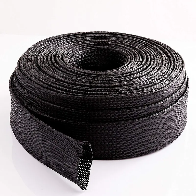 Hampool Good Reputation Pet Expandable Braided Sleeving Wire Braided Cable Sleeving