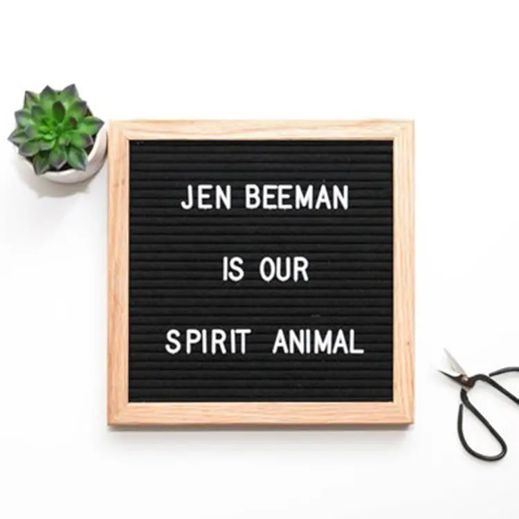 Letters for wooden black felt letter board digital mini messaeg blackboard