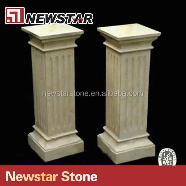 Naturale pietra di granito di marmo pilastro quadrato di disegno