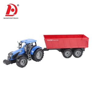 HUADA 2023 Agriculture Transport Inertia Car Friction Power Farmer Toy Tractor Truck for Children