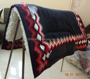 ความไว้วางใจของผู้ขับขี่100% แผ่นอานขนสัตว์แบบตะวันตกใหม่ขนาด34 "X 36" และ32 "x 32" พร้อมซับในและขน - Product Image 3