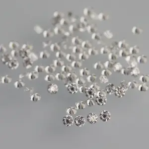 1mm 1.2mm 1.3mm 1.4mm 1.5mm 2mm 3mm DEF VVS round shape moissanite stone