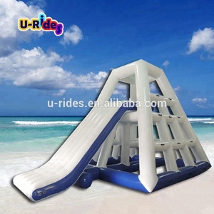 Parque Acuático inflable carrera de obstáculos torre de acción inflable torre de escalada tobogán acuático inflable para lago o mar - Product Image 3