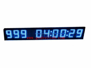 5 '' grande LED azul reloj de <span class=keywords><strong>cuenta</strong></span> atrás del temporizador días hasta que los acontecimientos llevó reloj de la bombilla - Product Image 3