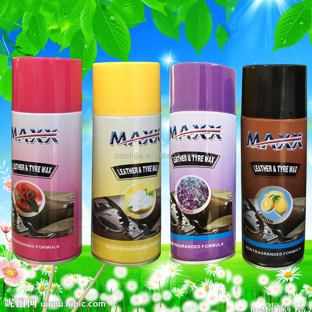 Prevent Aging Product Car Interior Wax Spray Tire Wax Liquid Furniture Polish Silicon Spray Long-lasting Dashboard Polish