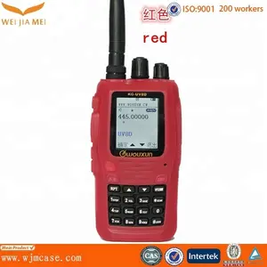 Nhà Máy Giá Tốt Đẹp Interphone 40 Wát Băng Tần Kép Radio Di Động Với Silicone Bìa