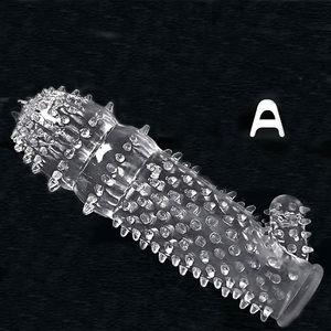 Neueste transparente Kristall-Penis-Scheiden für Erwachsene Cock Ring Sleeve Kondom Male Sex Produkt - Product Image 2