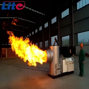 small rotary aluminum smelting / melting furnace