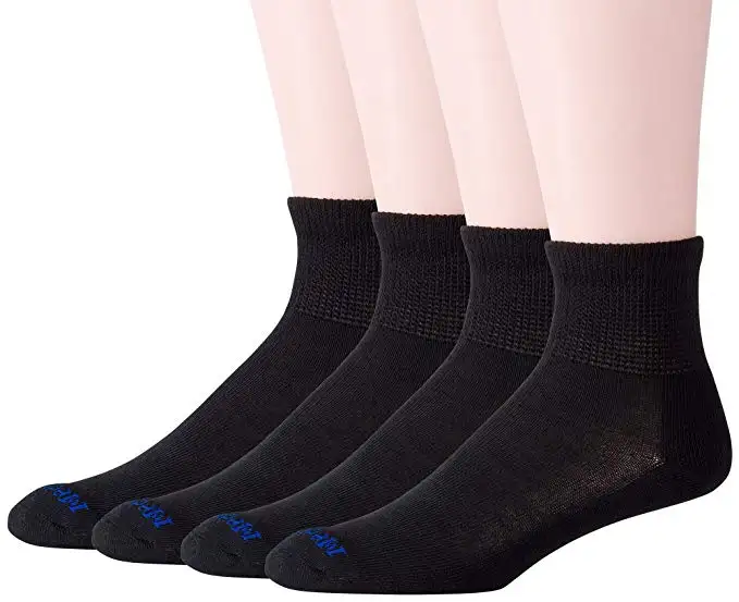 Tuyệt Vời Nhà Máy Cơ Bản Vớ Nam Đen Trắng Socks Với Không Ràng Buộc Top