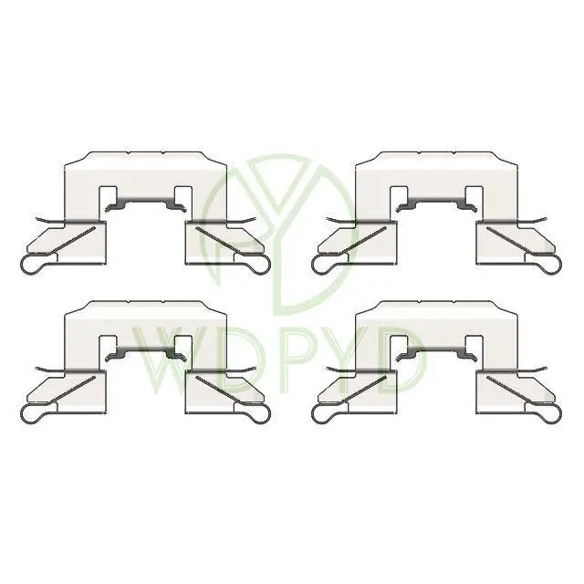 6530995 126099600 GROßHANDEL BREMMKLEIDER ZubehörKIT BREMMKLEIDERCLIPS FÜR FORD FIESTA FÜR MAZDA 2 FÜR SUBARU JUSTY 1987474479