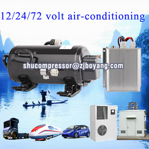 Compressore Solare DC 12v 24v per Aria Condizionata, Parti di Ricambio Elettriche per Sistemi di Climatizzazione Auto - Product Image 2