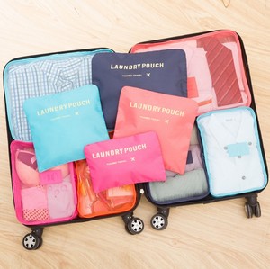 6 Bộ Du Lịch Xách Tay đóng gói Tổ Chức Hành lý nén Túi Túi Đóng gói khối - Product Image 5