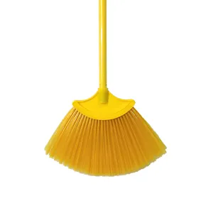 plastic soft broom head golden color ceiling broom