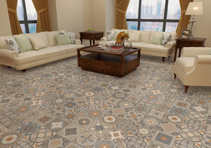 Kaymaz dekoratif çini çimento karo el yapımı fayans banyo fayansı 20x20 - Product Image 4