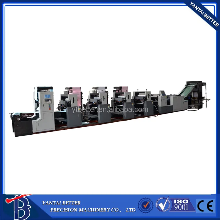 Alta Velocidade Automática Única Cor Rótulo utilizado roland máquina de impressão offset