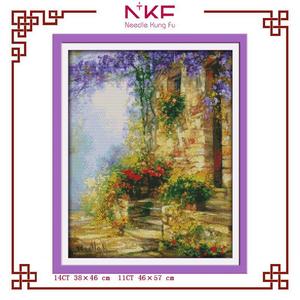 La NKF flor camino colgante <span class=keywords><strong>de</strong></span> pared <span class=keywords><strong>Cruz</strong></span> puntada F424 - Product Image 1