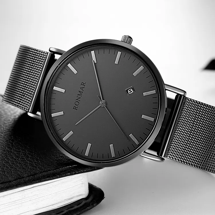 2019 popular high quality japan movement mesh geneva wrist stainless steel watch watch waterproof brand watch