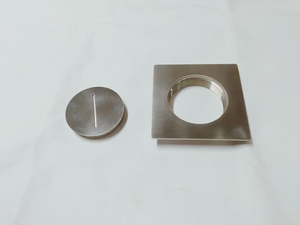 <strong>Bathroom</strong> Accessory Drain Stainless Steel Square Floor Cleanout <strong>Plug</strong> - Product Image 3