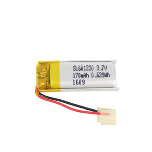 3 wiel speelgoed auto batterij 3.7 v li ion polymeer batterij 601230 170 mah - Product Image 1