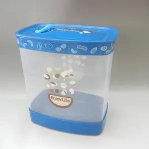 Big Plastic Sealed food storage container vacuum canister