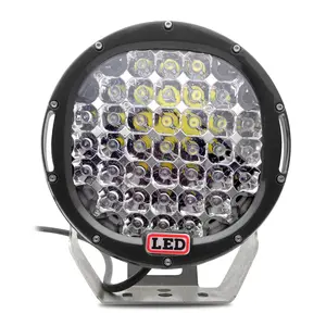 אור led מתח גבוה 12 v Suppliers-מכירה לוהטת 24v 8000lm מתח גבוה 225w עגול משאיות 9 אינץ 12v led עבודה אור עבור מכוניות