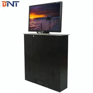 Desktop All-in-one Komputer Bermotor Pop Up LCD Monitor Angkat untuk 21 ~ 23 Inch Layar Komputer