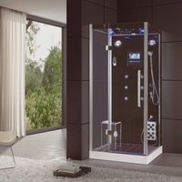 Pommeau de douche cabine de haute qualité, FM/Bluetooth, acrylique, double vapeur