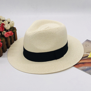 Venta al por mayor <span class=keywords><strong>de</strong></span> papel natural paja playa pesca al aire libre viajes Casual Unisex moda verano Panamá sombrero - Product Image 4