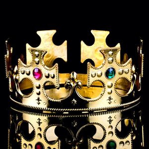 Nouvelle couronne royale dorée et argentée en plastique, uniforme, code roi, grande couronne, gâteau d'anniversaire, couronne de <span class=keywords><strong>prince</strong></span> en cuivre - Product Image 3