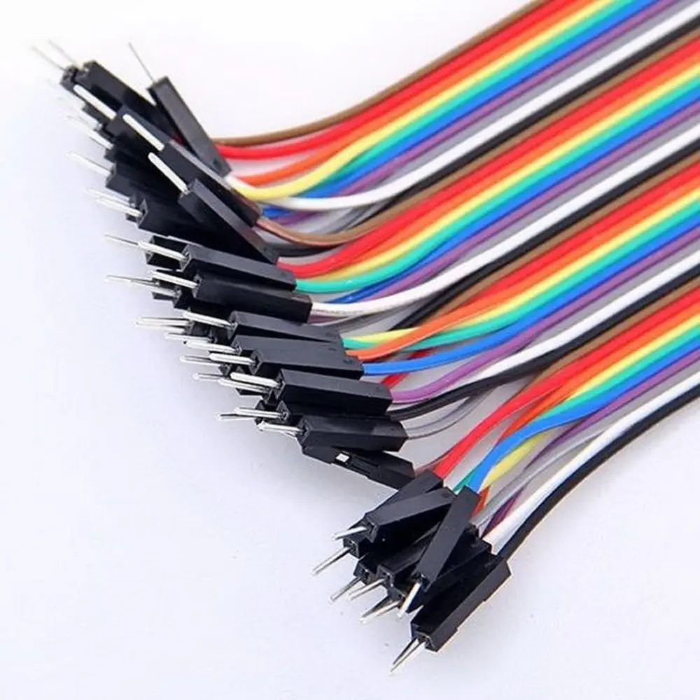 40PCS Jumper Wire Cable 1P-1P 2.54mm 20cm For Arduino Breadboard Sale