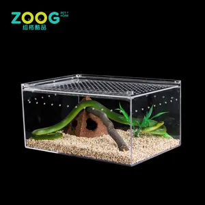 Cages d'exposition de Terrarium, en acrylique, lizard, portable, pour Reptiles les Reptiles, fourniture d'usine