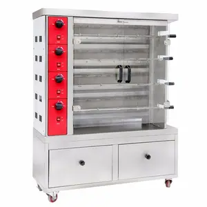 Asador eléctrico para pollo, máquina para asar pollo