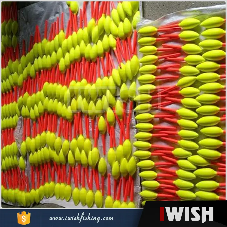 China Fishing Tackle Sale Red And Yellow Colors Halibut Fishing Floats