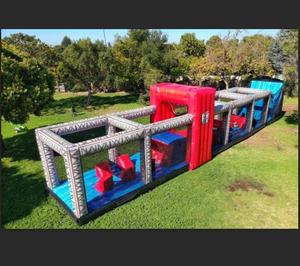 WINSUN Nouveauté Parcours d'obstacles gonflable Ninja Warrior <span class=keywords><strong>de</strong></span> 62 pieds à vendre - Product Image 1