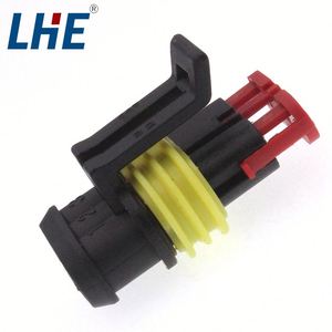 282087-1 3p nữ ô tô kết nối không thấm nước với Brass liên hệ với PA + GF 5A 250V TE 1.5 điện năng - Product Image 4