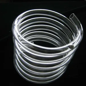 Coil Tube Clear Quartz Glas Coil Tubing Quartz Glas Verwerking