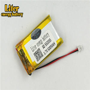 Plug 1,25-2 p <span class=keywords><strong>3</strong></span>,7 V 552035 500 mAh lithium polymer battery rechargeable LiPo battery for bluetooth devices, skateboard, game player - Product Image 3