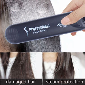 Plancha plana <span class=keywords><strong>de</strong></span> <span class=keywords><strong>vapor</strong></span> para alisar el cabello, plancha <span class=keywords><strong>de</strong></span> <span class=keywords><strong>vapor</strong></span> profesional <span class=keywords><strong>de</strong></span> marca privada - Product Image 6